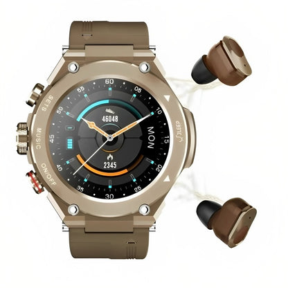 Jleepstore™ Sports Smartwatch with Wireless Earphones